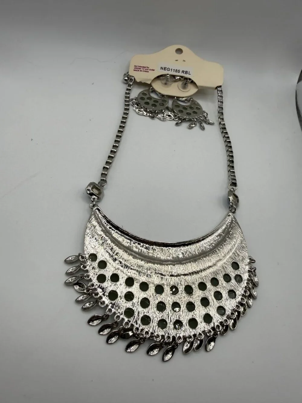 Vintage new Miss C sparkling necklace and earring set